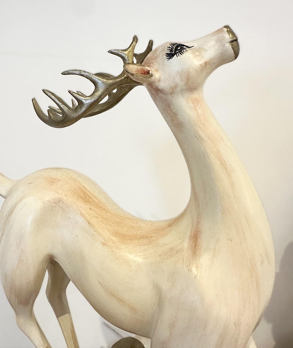 Büyük Asil Geyik Dekoratif Aksesuar , Biblo ,Yılbaşı Aksesuarı