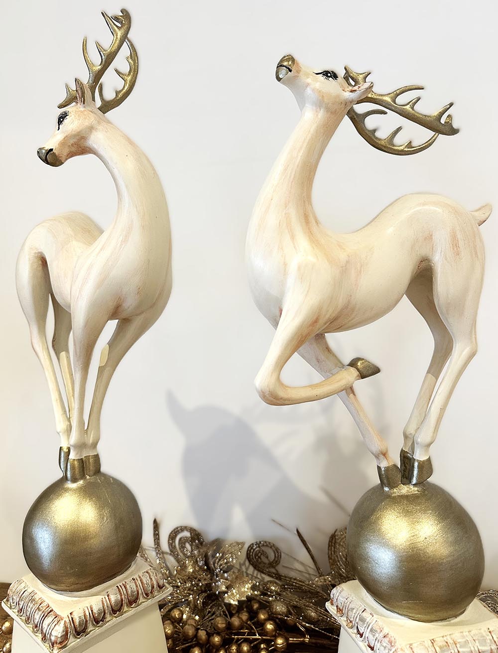 Büyük Asil Geyik Dekoratif Aksesuar , Biblo ,Yılbaşı Aksesuarı