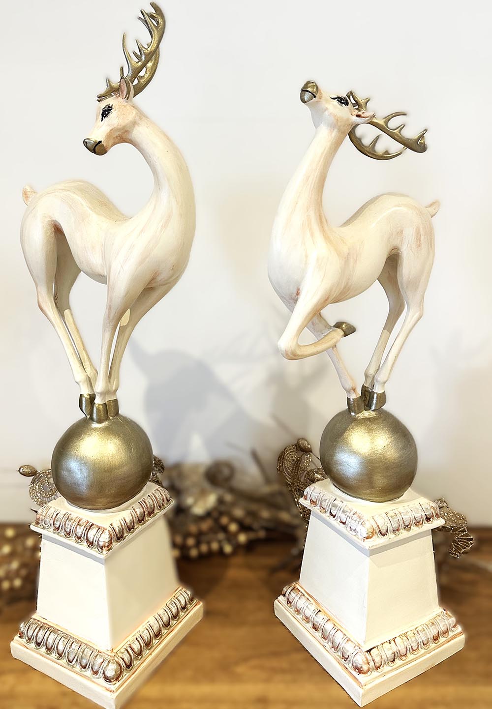 Büyük Asil Geyik Dekoratif Aksesuar , Biblo ,Yılbaşı Aksesuarı