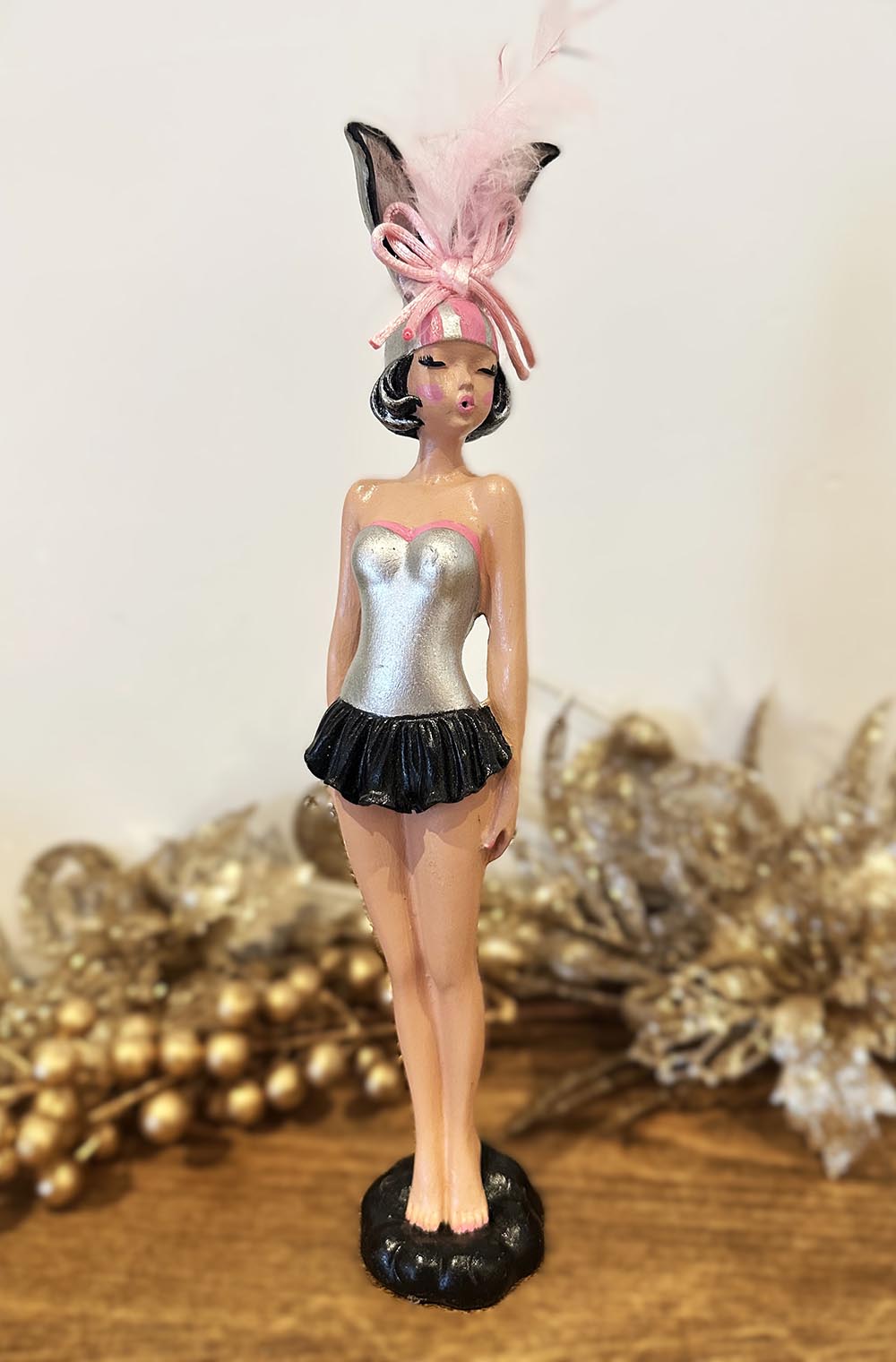 Kırmızılı Kızlar-Dekoratif Obje ,Yılbaşı Aksesuar, Biblo