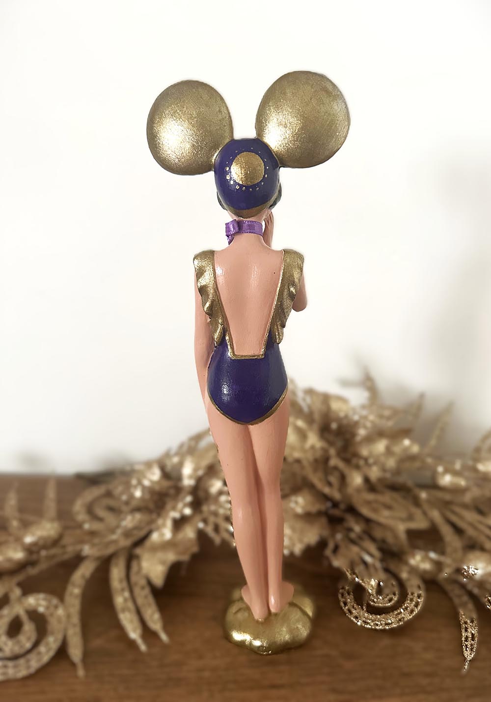 Mor Danscı Kız -Dekoratif Obje , Aksesuar , Biblo