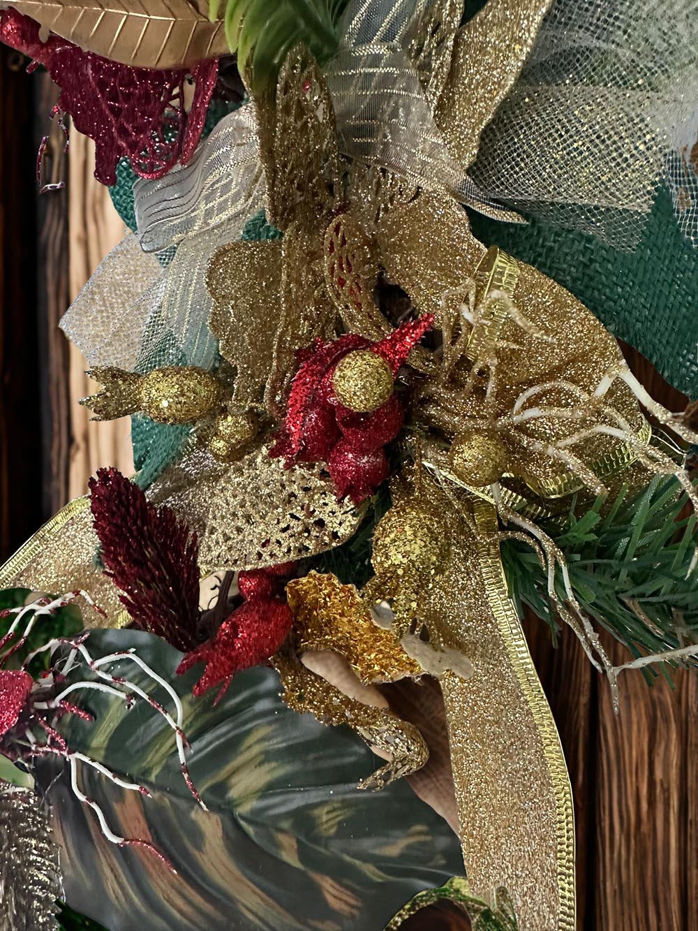 Yılbaşı Kapı Süsü - Yılbaşı Dekoratif Kapı Süsü